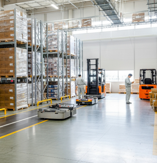 いつでも対応、止まらない倉庫ネットワーク。